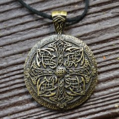 Amulet - Keltský kříž Růže
