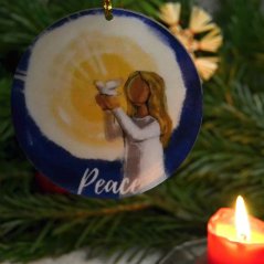 Vánoční dekorace - Anděl Míru
