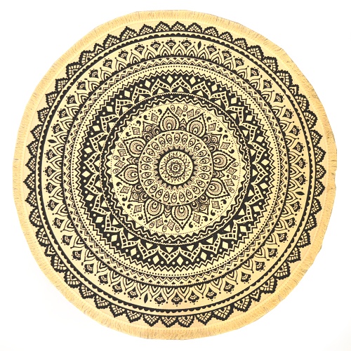 Meditační kobereček Faiza kulatý, 90 cm průměr