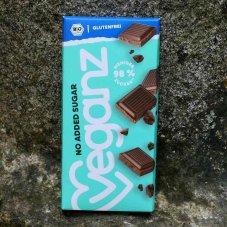 Čokoláda vegan bez přidaného cukru Classic 80 g Veganz