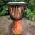 Buben Djembe 11” Utombe, Ghana vyřezávaný 55 cm