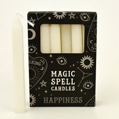 Magické svíčky bílé 12 ks - Vnitřní štěstí