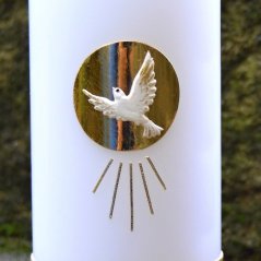 Oltářní svíce Duch svatý - 8 x 20 cm