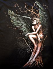 Pánské tričko fantasy Královna lesa, M
