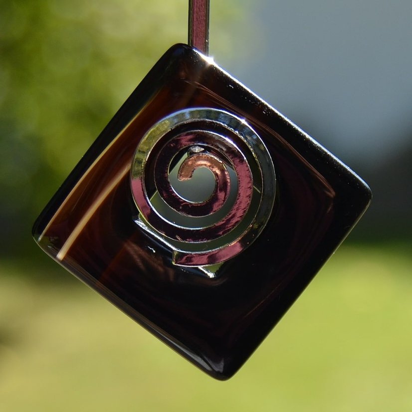 Donut čtvercový 30 mm - Onyx