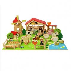 Bigjigs Toys - Souprava velká dřevěná farma