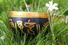 Tibetská mísa černá malá MANI PADME 248 g
