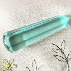 Masážní léčitelská hůlka - Modrý obsidián 6 cm