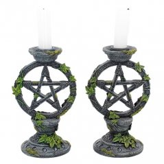 Magický svícen - stojánek Pentagram set 2 kusy