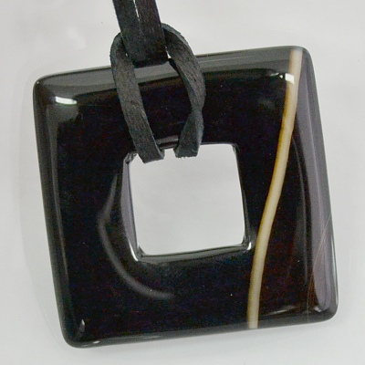 Donut čtvercový 30 mm - Onyx