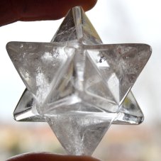 Broušená merkaba - křišťál 17 mm