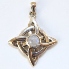 Amulet Síla Středu, Měsíční kámen - stříbro Ag 925/1000
