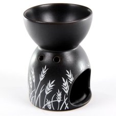 Aromalampa černá s klasy