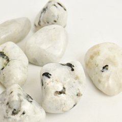 Měsíční kámen bílý, tamblovaný L - XL