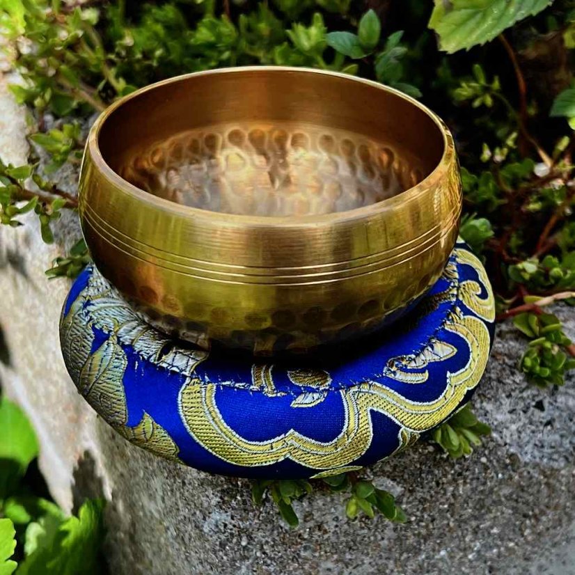 Podložka pod tibetskou mísu - modrá, 10 cm