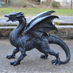 Socha exclusive mytology - Černý drak - 31 cm