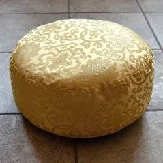 Meditační polštář - Zlatý Lotos, barva zlatá