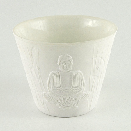 Porcelánový svícen Buddha