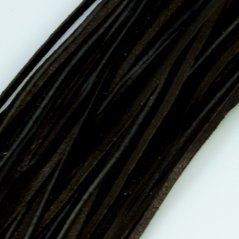 Kožená šňůrka černá 90 cm