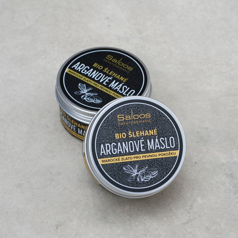 Šlehané arganové máslo Saloos 150 ml