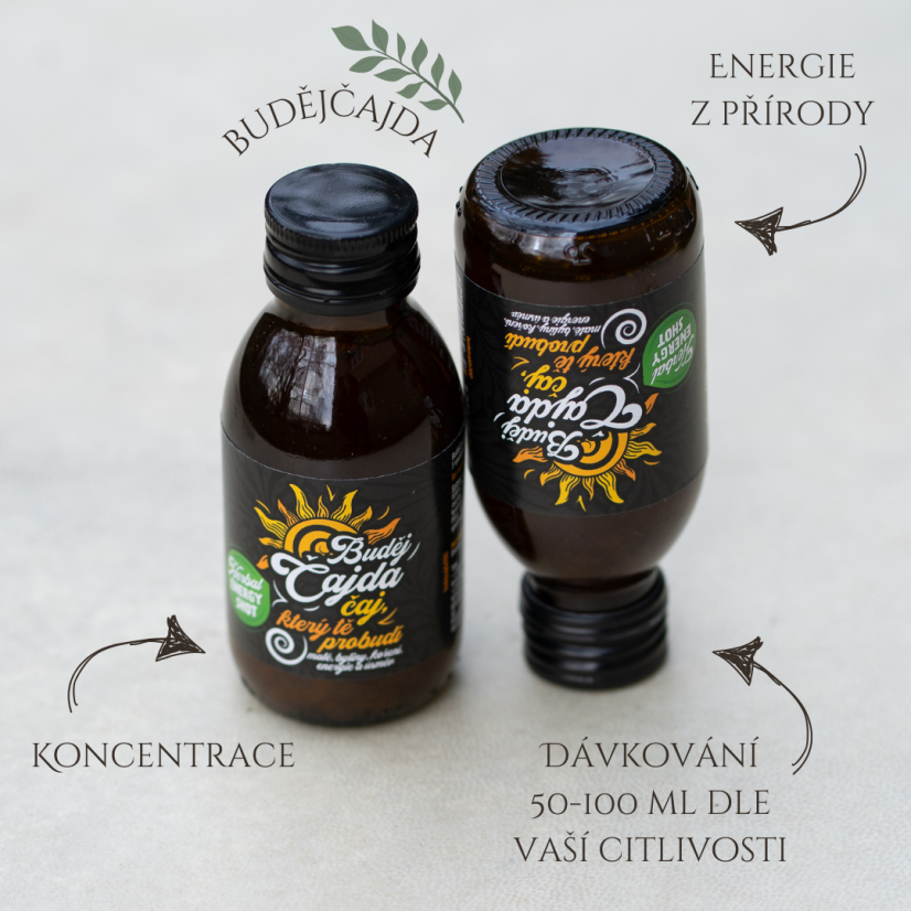 BudějČajda - čaj, který tě probudí 100 ml