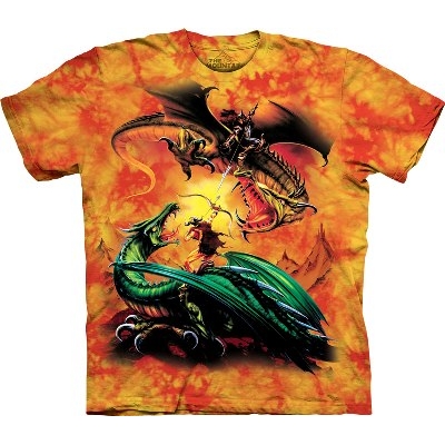 Fantasy tričko - Jezdci na dracích duel, S