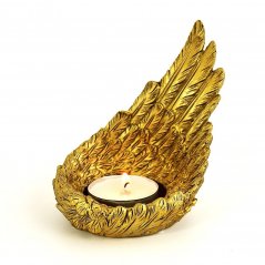Svícen Zlatá andělská křídla