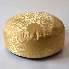 Meditační polštář - Zlatý Lotos, barva zlatá