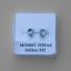 Náušnice Topaz modrý kapičky, stříbro Ag 925/1000