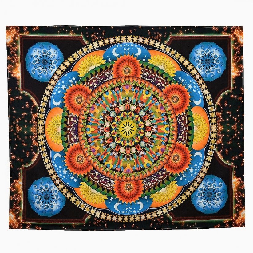 Šátek - přehoz Posvátná Mandala