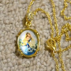 Medailon - Panna Maria s Ježíškem
