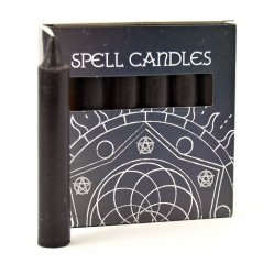 Magické svíčky černé 12 ks - Ochrana