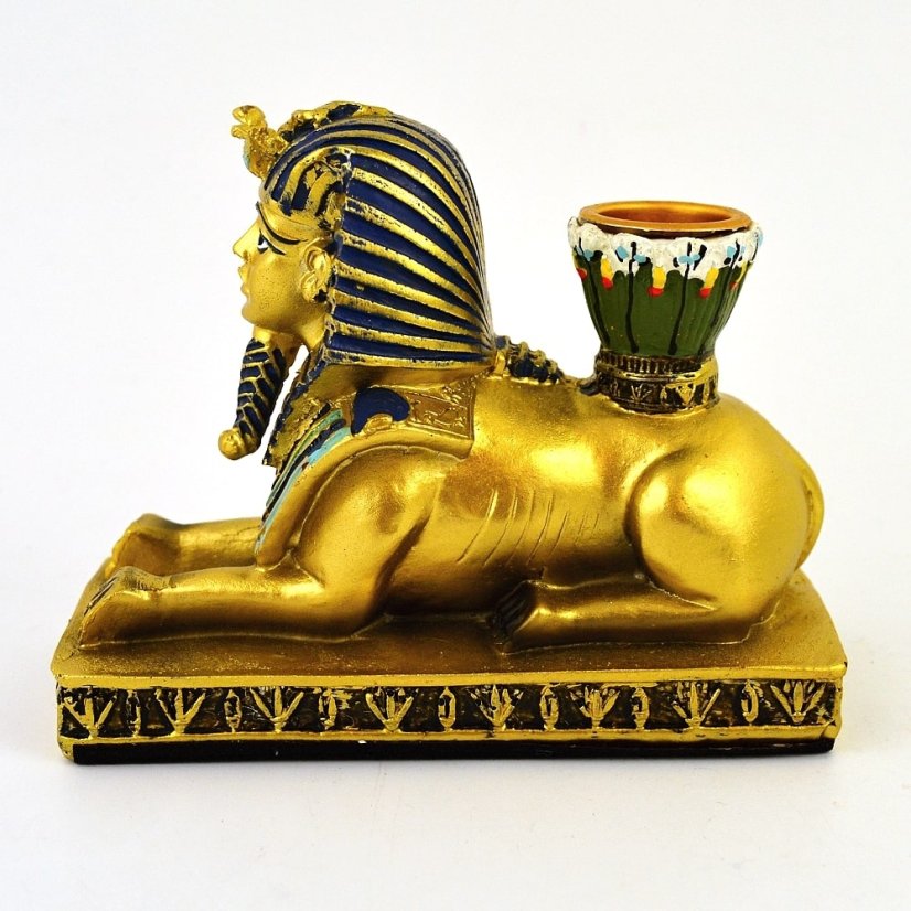 Svícen - stojánek na vonné kužely Egyptská sfinga