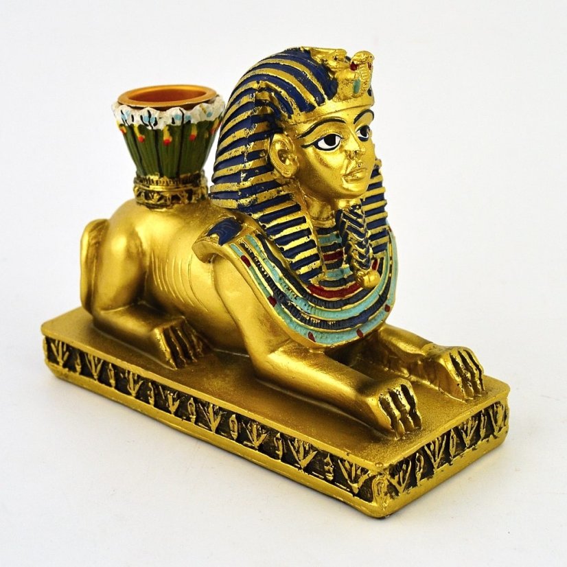 Svícen - stojánek na vonné kužely Egyptská sfinga