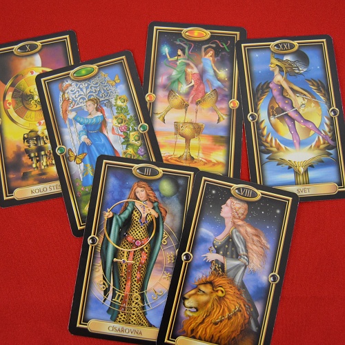 Kapesní Zlatý tarot - Ciro Marchetti & B. Moore