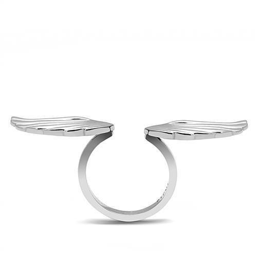 Prsten Andělská křídla rozevírací, chirurgická ocel, vel. 60