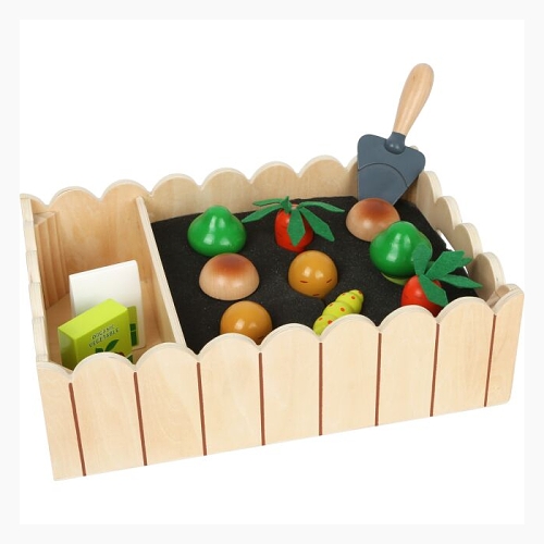 Zeleninová zahrádka - dětská dřevěná stavebnice
