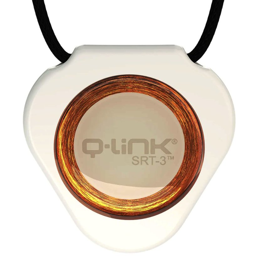 Q-Link SRT-3 biorezonátor přívěsek, Lotosový květ, bílá