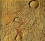 Faraonský náhrdelník - Zlatý Anch Sluneční