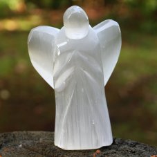 Soška Anděla 10 cm – broušený selenit