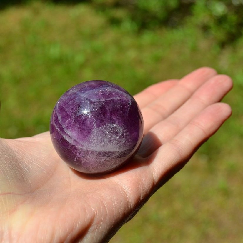 Koule Fluorit duhový AA kvalita 38 - 40 mm