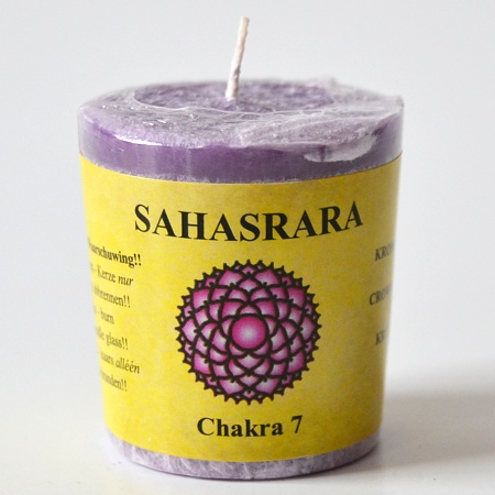 Svíčka čakra 7 - korunní Sahasrara