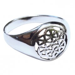 Prsten - Květ života, stříbro Ag 925/1000 vel. 56
