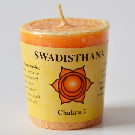 Svíčka čakra 2 - sakrální Swadisthana