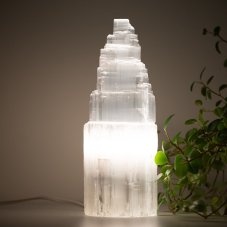 Lampa Caradhras – Selenit 25 cm