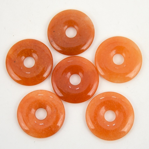 Donut kulatý 30 mm - Karneol
