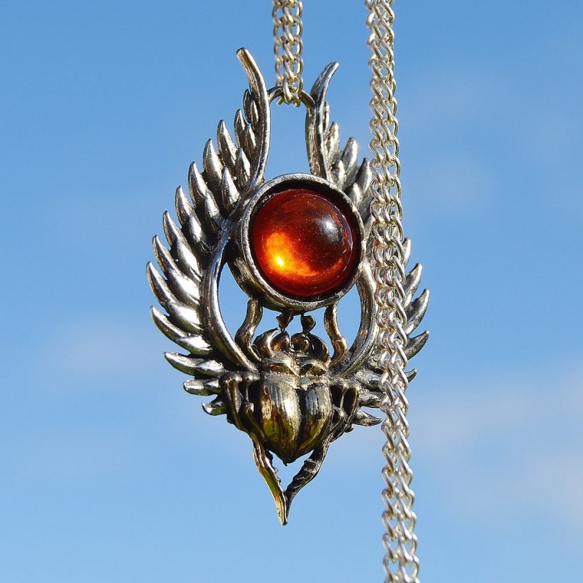 Amulet Egyptský scarabeus - Slunci blíž