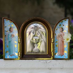 Byzantský malý oltář triptych, Hostie