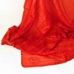 Šátek mantra - červený