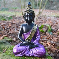 Buddha ve fialovém rouchu